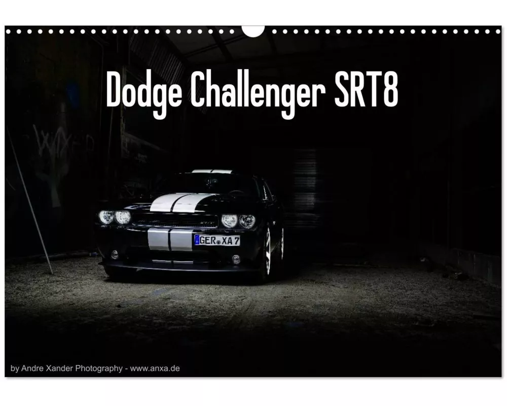 Dodge Challenger SRT8 (Wandkalender 2026 DIN A3 quer), CALVENDO Monatskalender