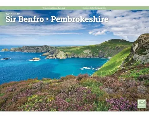 Pembrokeshire A4 Calendar 2026