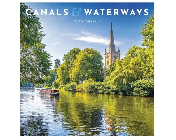 Canals Waterways Square Wall Calendar 20