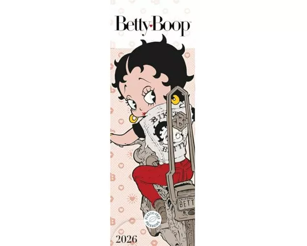 Betty Boop Slim Calendar 2026