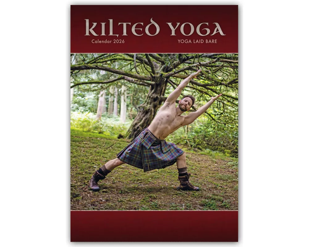 Kilted Yoga A3 Calendar 2026