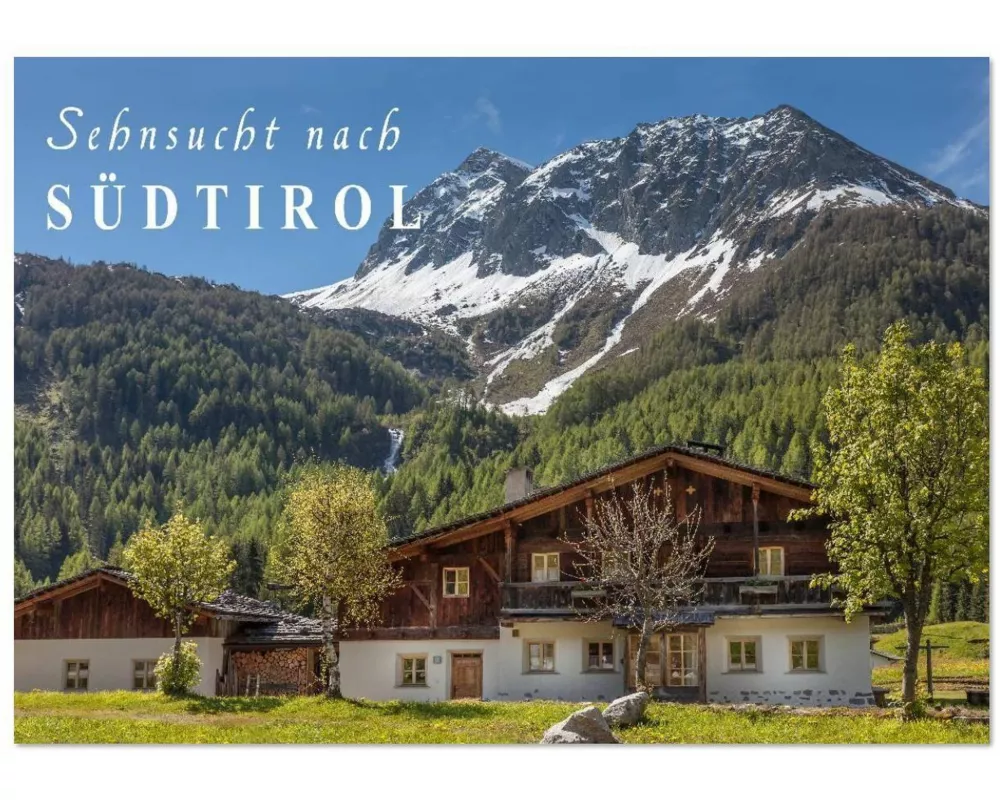 Sehnsucht nach Südtirol (Tischkalender 2026 DIN A5 quer), CALVENDO Monatskalender