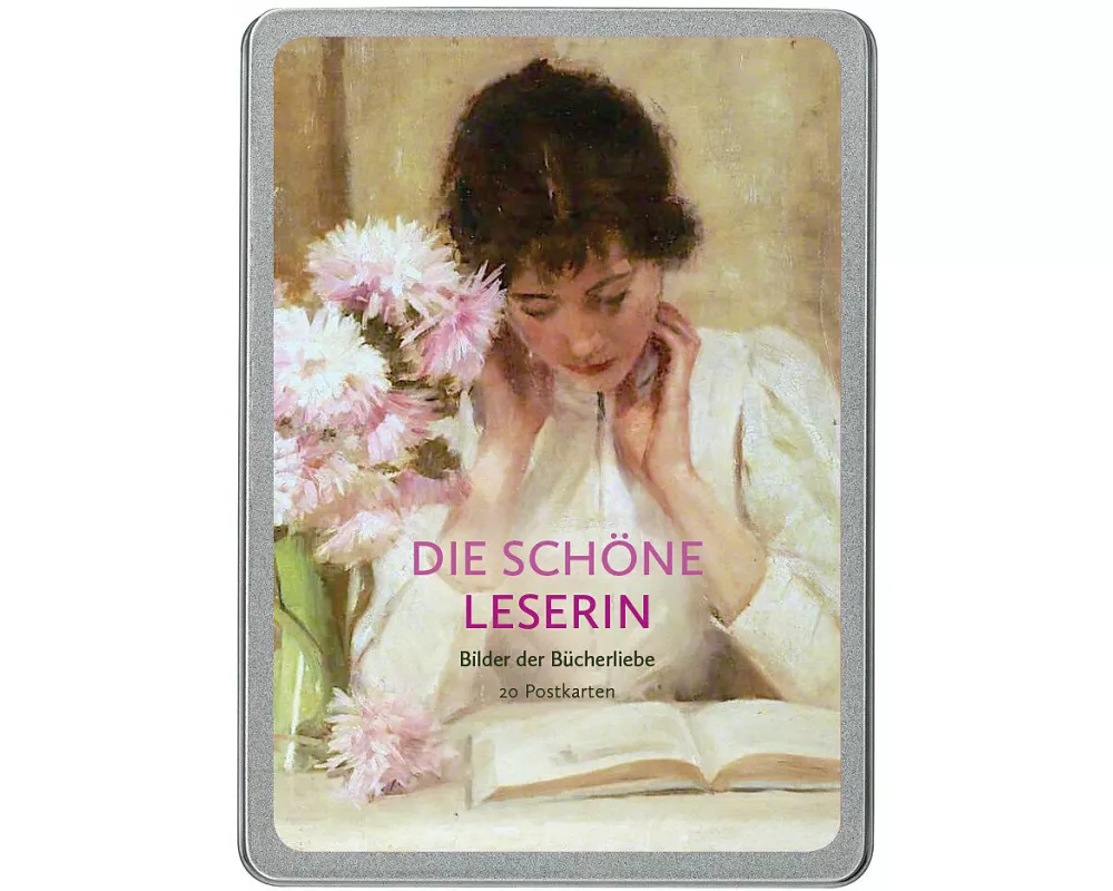 Die schöne Leserin Postkarte VE 20