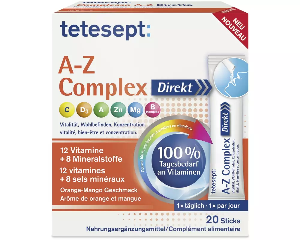 tetesept A-Z Complex Direct 20 Stück