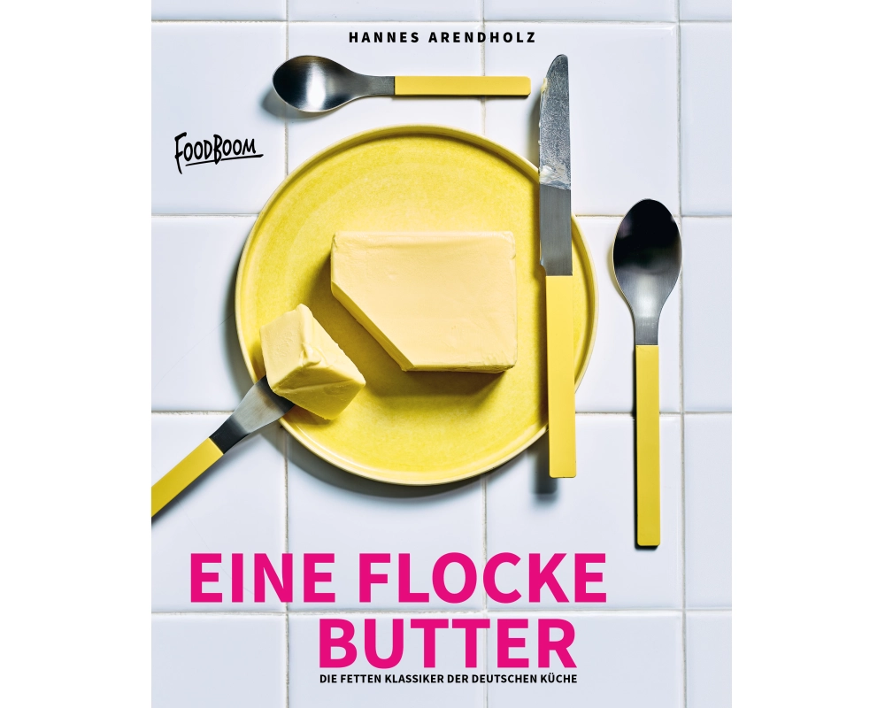 Eine Flocke Butter