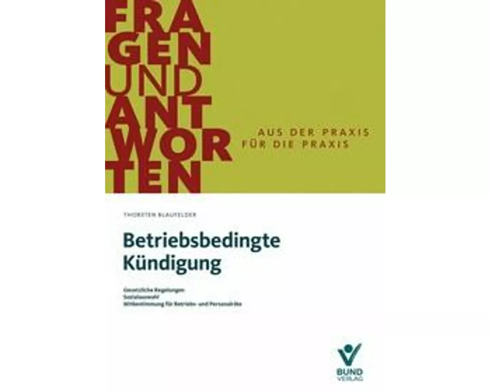 Betriebsbedingte Kündigung