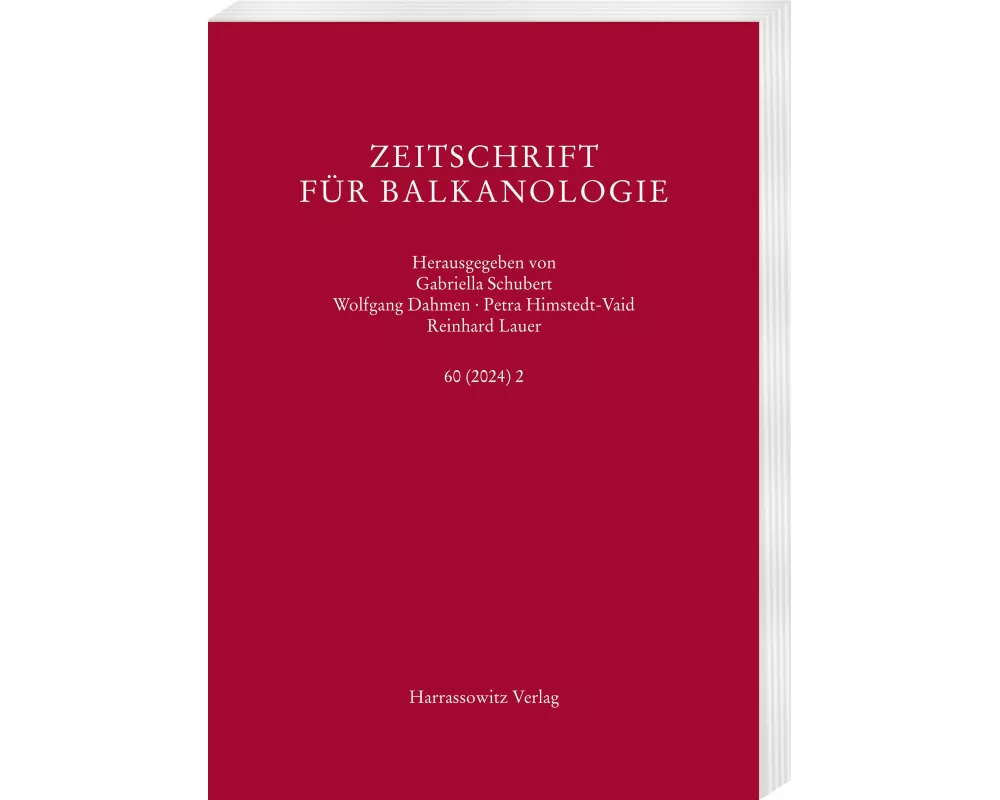 Zeitschrift für Balkanologie 60 (2024) 2