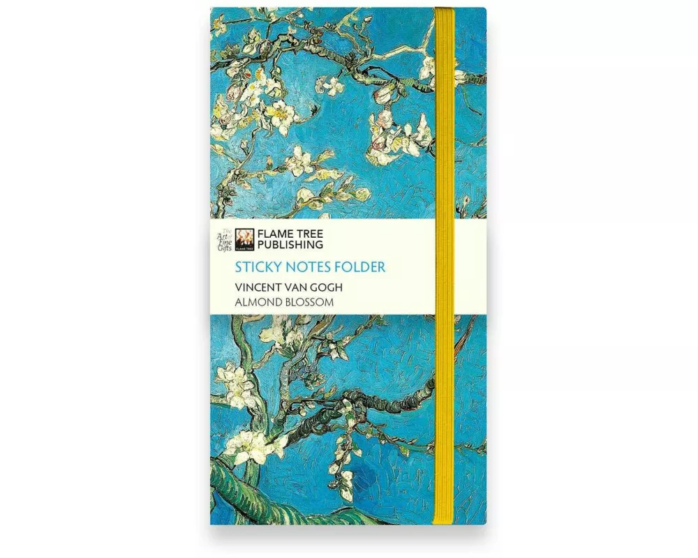 Vincent van Gogh: Almond Blossom Flame Tree Sticky Notes Folder