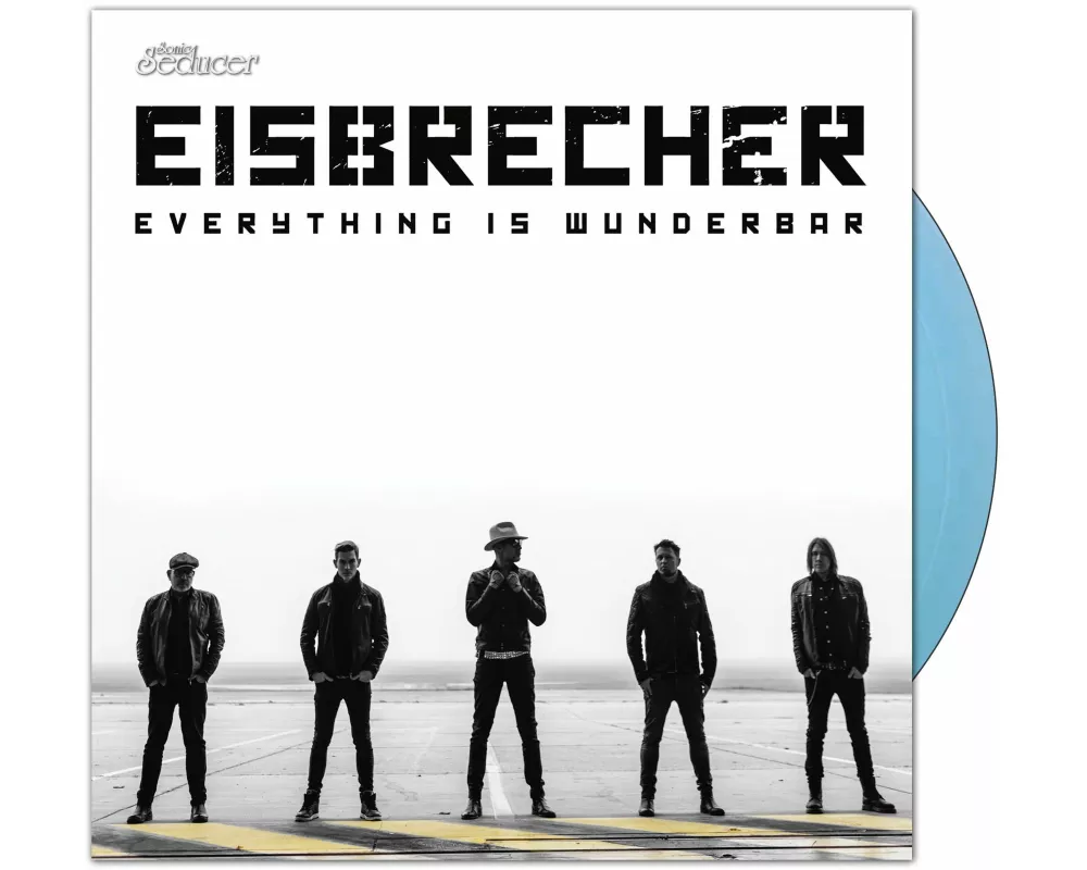 Eisbrecher: Deluxe 7"-Vinyl-Single - Blau - Transparent limited 199 Exemplare mit signiertem Lyric-Inlay im Kasten-Sleeve. Sonic Seducer 03/2025 inklu