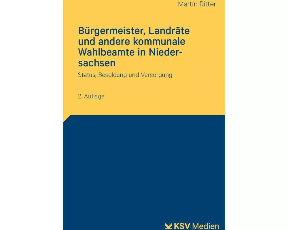 Bürgermeister, Landräte und andere kommunale Wahlbeamte in Niedersachsen