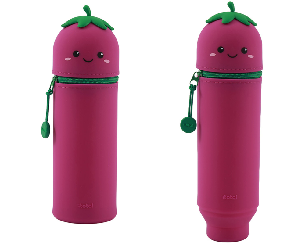 I-TOTAL Silikonetui XL2485B Ellie Eggplant