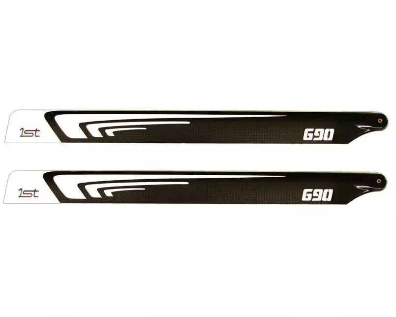 1st Hauptrotorblätter Carbon 690 mm FBL 2 Stück