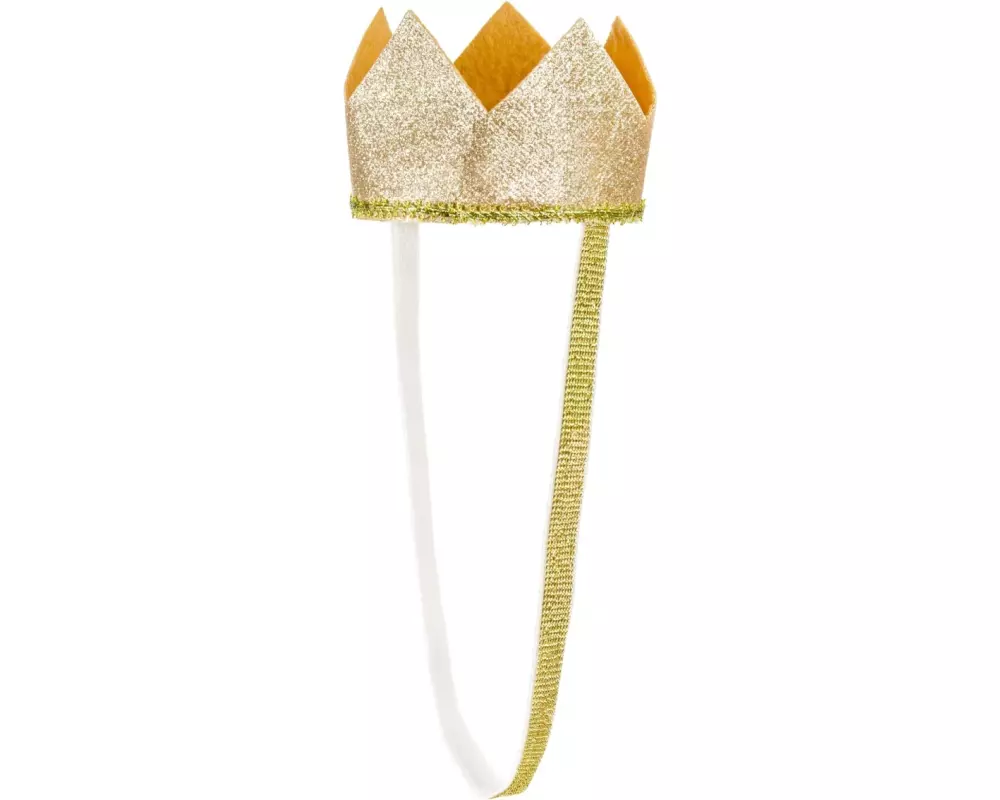 Partydeco Partyaccessoire Krone Ø 8 cm, Gold
