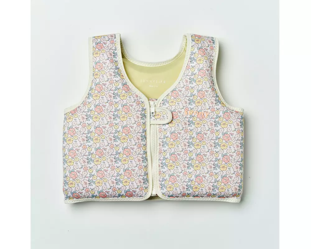 Sunnylife Float Vest 3-6 Into the Garden Ditsy Floral