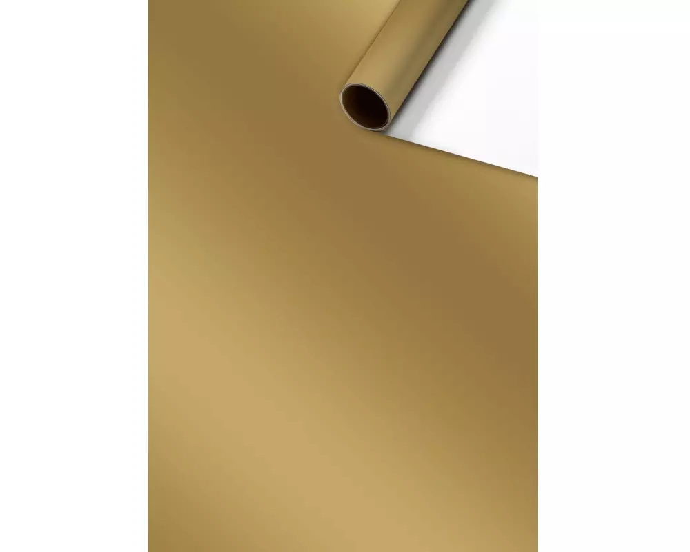 Stewo Geschenkpapier Colour Gold / Weiss, 70 cm x 2 m