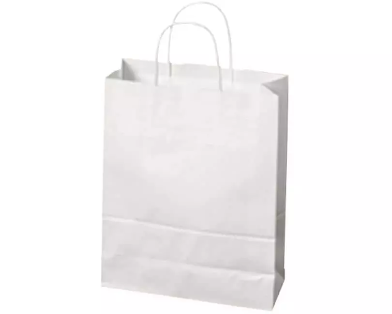 Brieger Geschenktasche 24 x 11 x 31 cm, Weiss