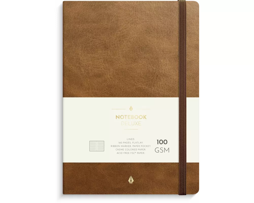 Burde Notizbuch Deluxe A5 braun