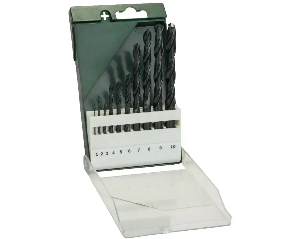 Bosch Metallbohrer-Set HSS-R 10-teilig
