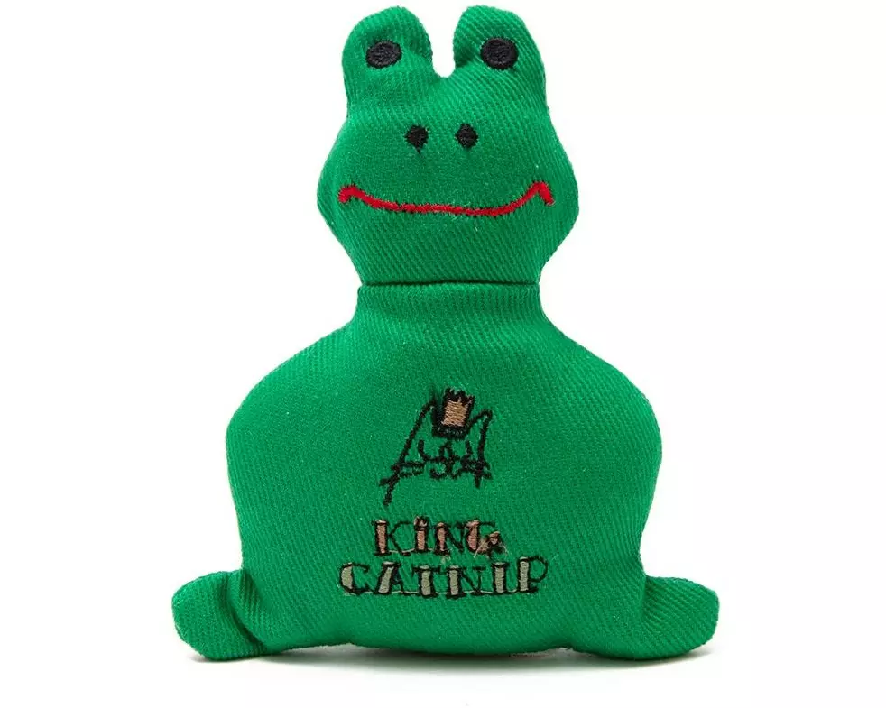 King Catnip Katzen-Spielzeug Frosch 12 x 4 x 9.5 cm