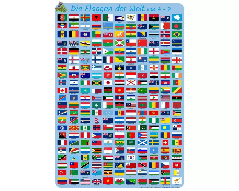 Die Flaggen der Welt von A-Z