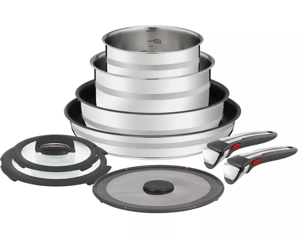 Tefal Pfannen-Set Jamie Oliver Ingenio 9-teilig