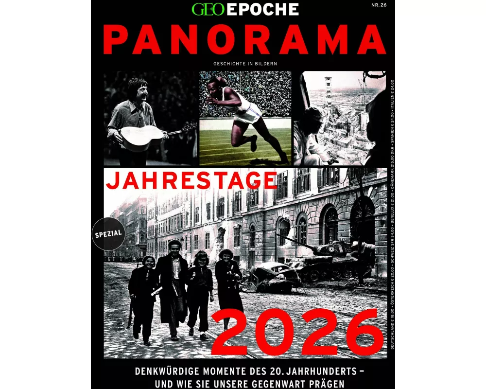 GEO Epoche PANORAMA 26/2025 Jahrestage 2026
