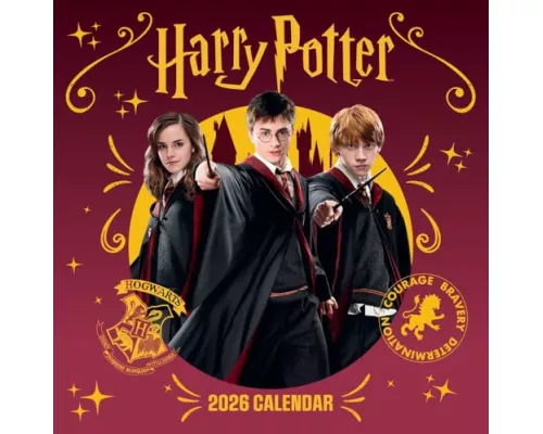 Harry Potter 2026 Square Calendar