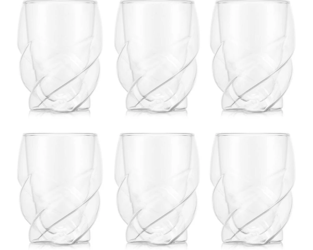 Bodum Pavina Paris Doppelwandgläser 270 ml, 6 Stück, Transparent