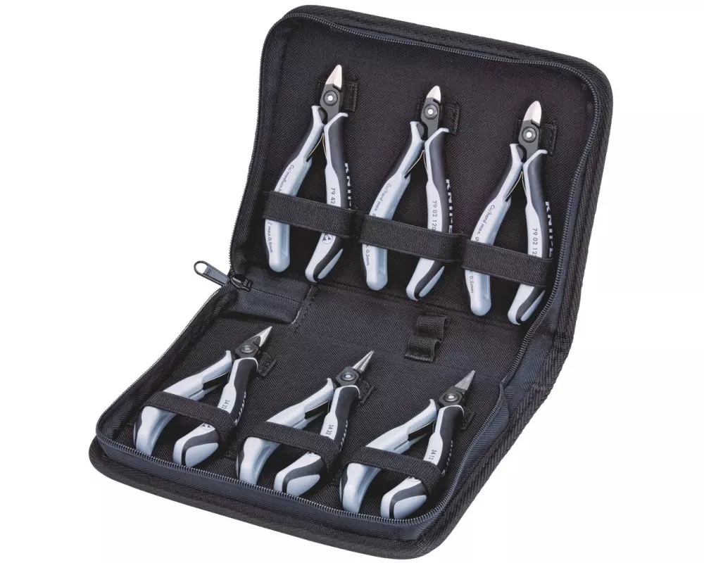 Knipex Präzisions-Elektronikzangen-Set, 6-teilig