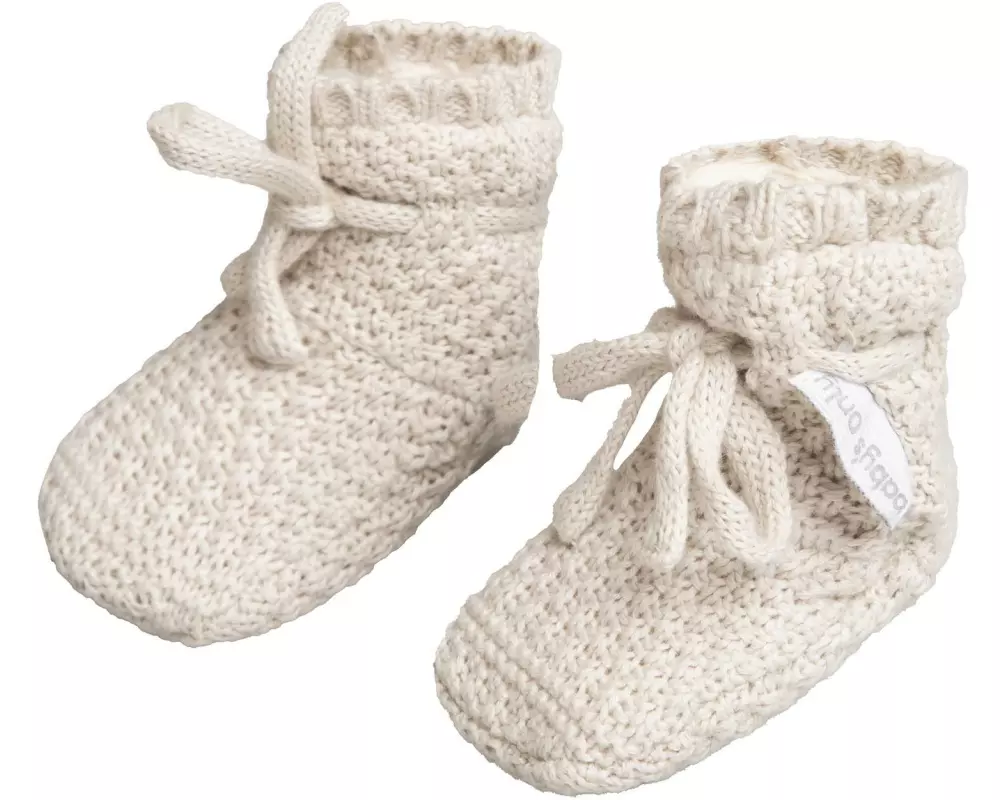 baby's only Booties Teddyfutter Willow Warm Linen - 0-3 Monate