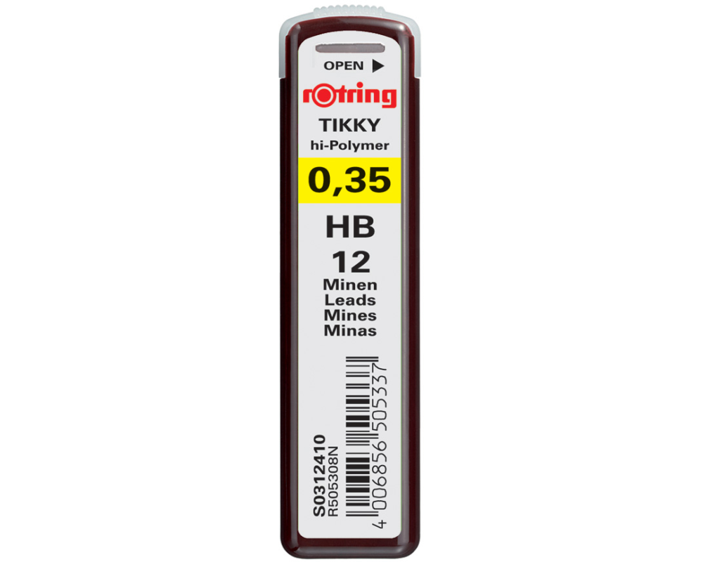 ROTRING Minen HB S0312410 0,3mm 12 Stück