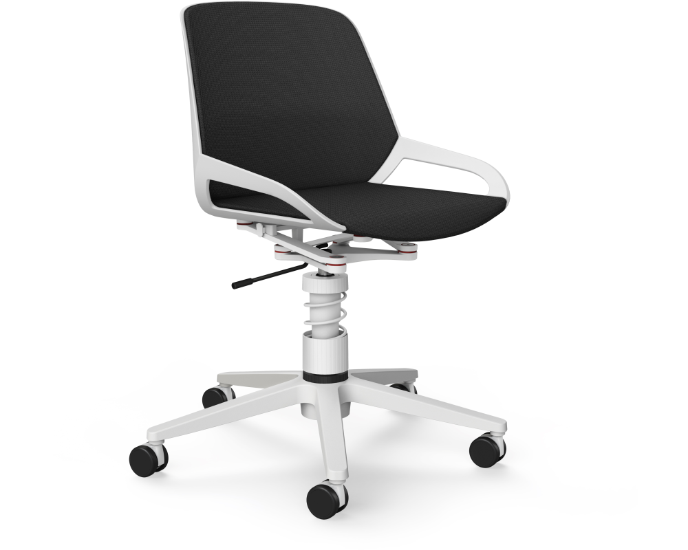 AERIS Bürodrehstuhl Numo Task 962WRSTWHCU8 grau/weiss