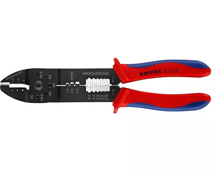 Knipex Crimpzange 240 mm Oval-, F-Crimp