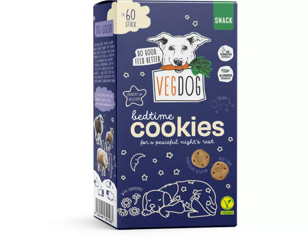 Vegdog Snack Bedtime Cookies 400 g