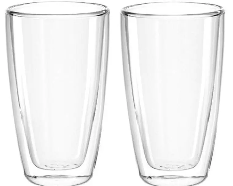 Montana Kaffeebecher Enjoy 330 ml, 2 Stück, Transparent