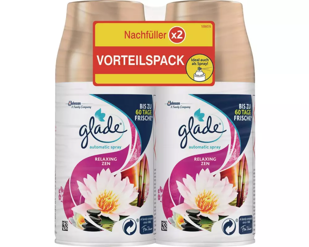 Glade Automatic Spray Relaxing Zen Nachfüller Duo 2x 269 ml