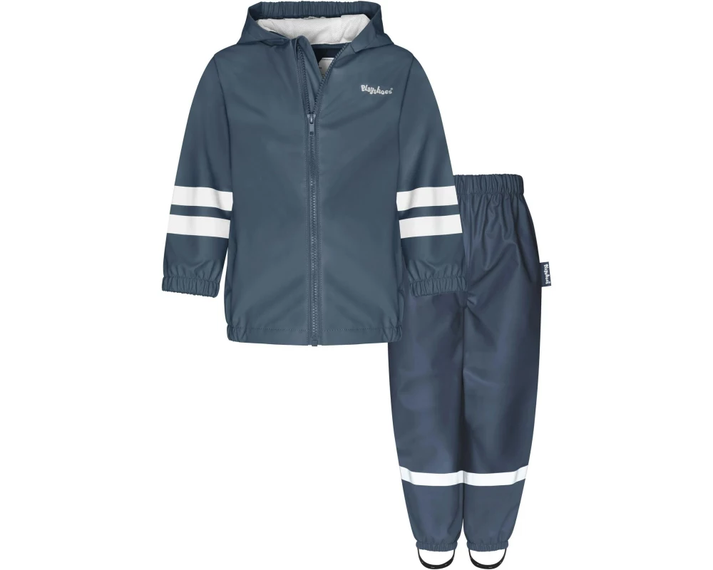 Playshoes Regen-Set Halbhose Basic Gr. 104, Marineblau