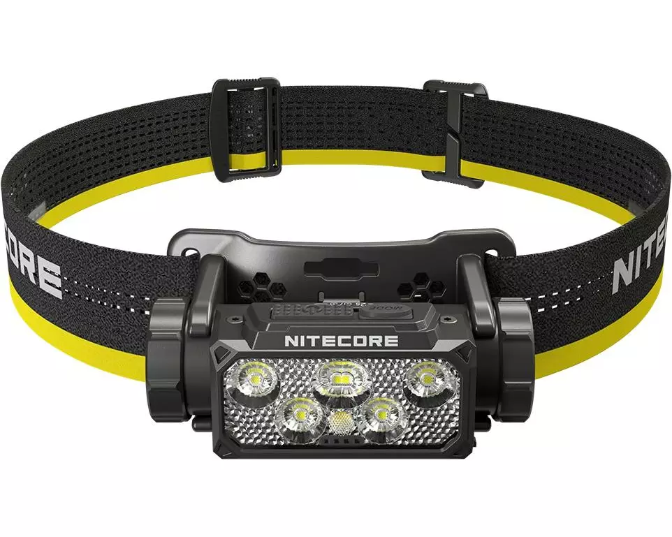 Nitecore Stirnlampe HC60 UHE 1600 Lumen Gelb/Schwarz