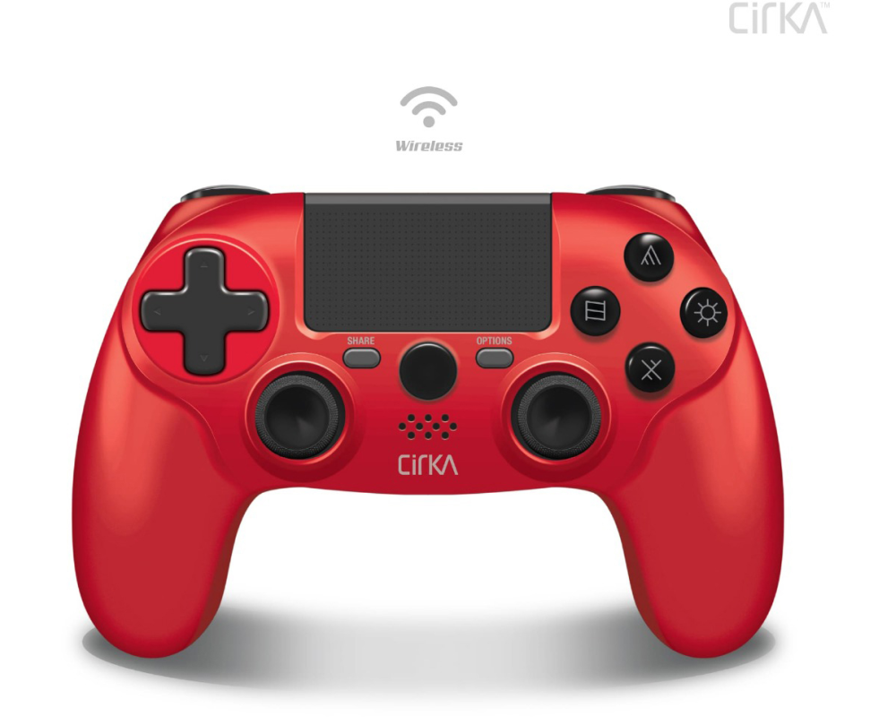 CIRKA NuForce Controller Wireless M07526-RD PS4, PC, Mac, Red
