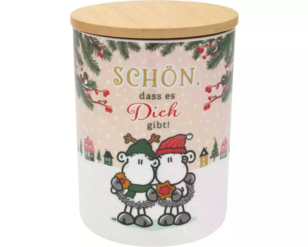 Sheepworld Keksdose Schön dass es dich gibt! 1 Stück, Mehrfarbig