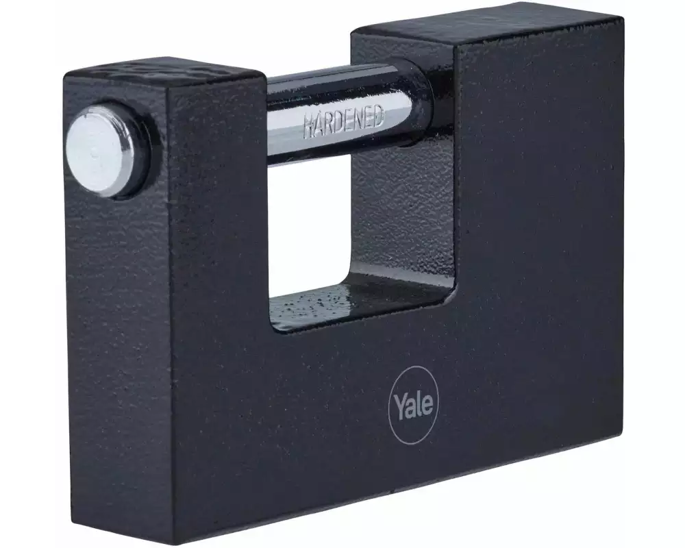 Yale Vorhängeschloss Y113BL 90/19 Schwarz Gusseisen/Stahl