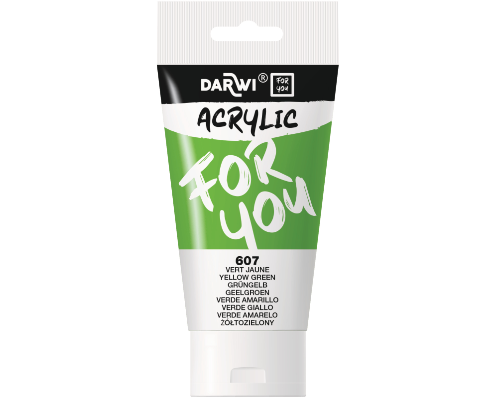 DARWI Acrylfarbe 75ml DF5150075607C Gelbgrün