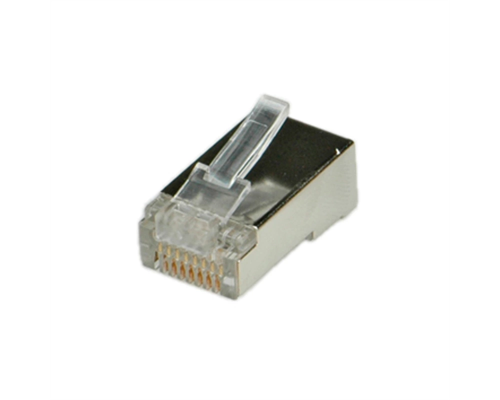 ROLINE Modular-Plug geschirmt, Cat.5e (Class D), 10 Stck
