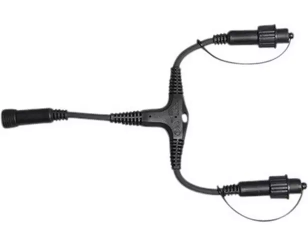 Star Trading Splitter, LED/EXPO/FOCUS, 2-Fach, 0.5 m, Schwarz