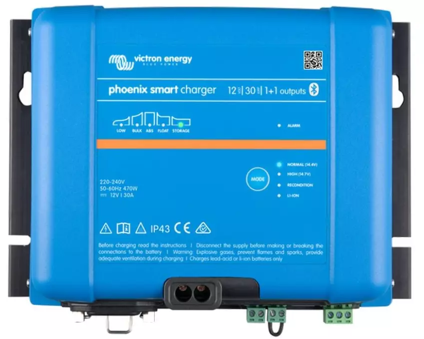 Victron Batterieladegerät Smart IP43 24 V 25 A 1+1 120-240 V AC