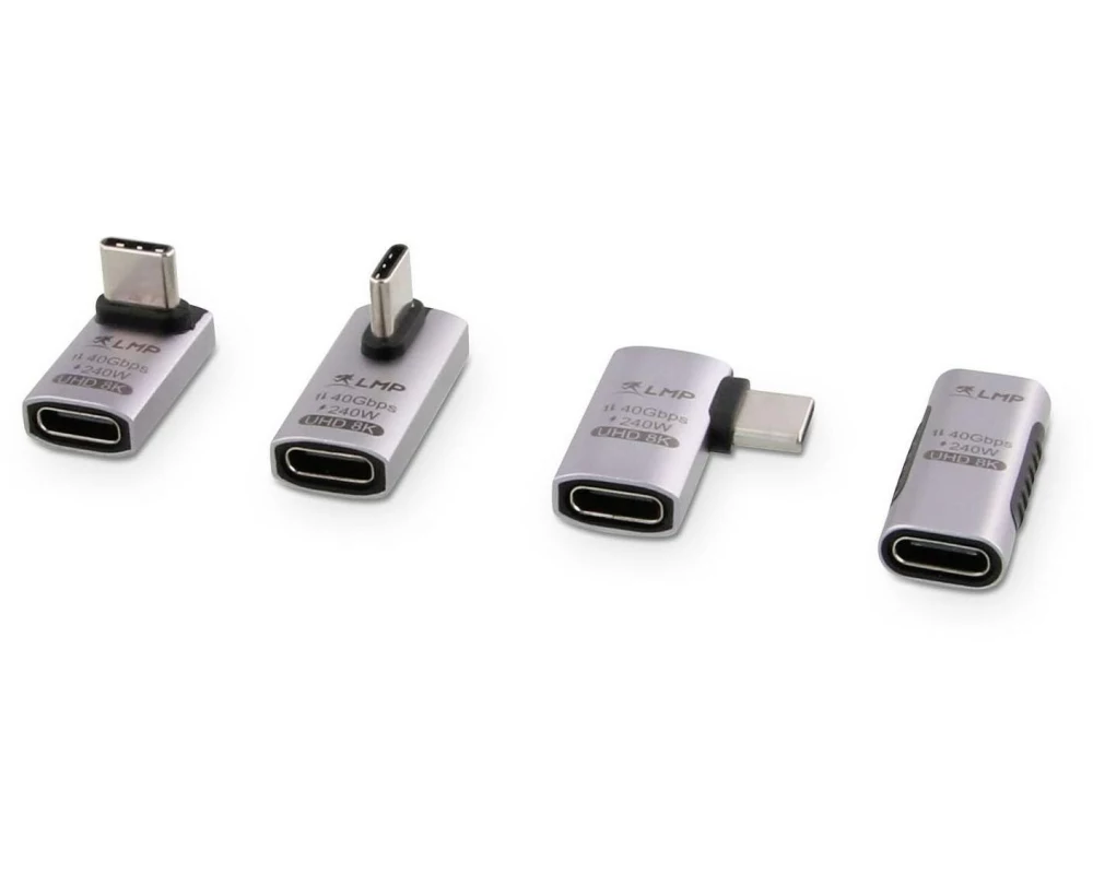 LMP USB-Adapter USB-C auf USB-C, 4-teilig