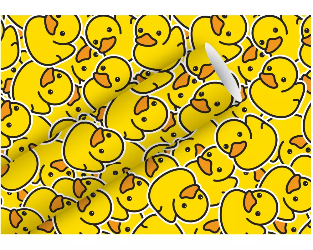 Braun + Company Geschenkpapier Little Ducks 2 m x 70 cm