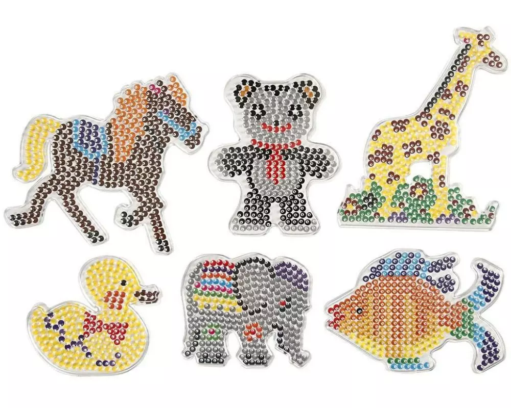 Creativ Company Bügelperlen Platten Set Transparent