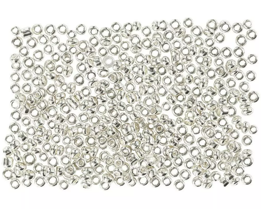Creativ Company Rocailles-Perlen 15/0 Silber