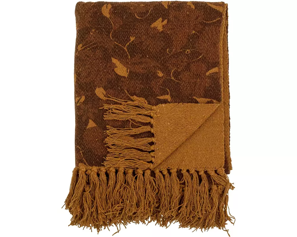 Bloomingville Decke Ganja 130 x 160 cm, Braun